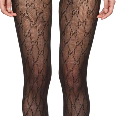 black gg gucci tights|genuine gucci tights.